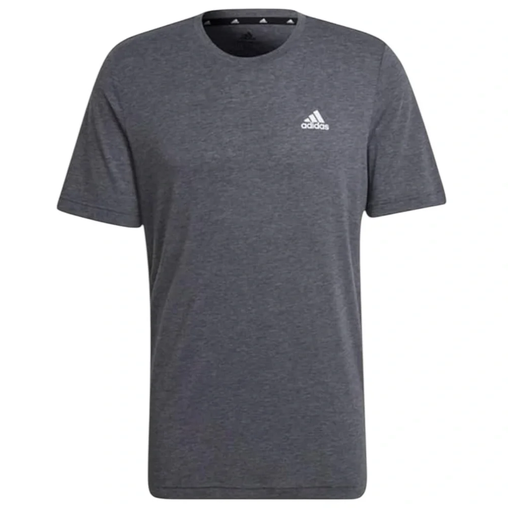 Adidas Heather Gray and White Color Aeroready T-Shirt - Size L